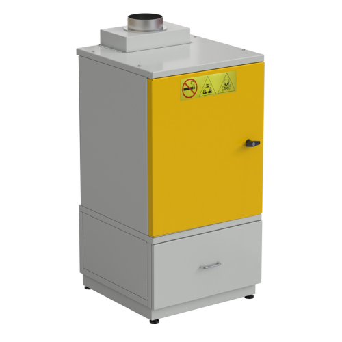 56.0696.10.00-01 Шкаф для хранения горючих жидкостей 600х600х1210 мм, серый