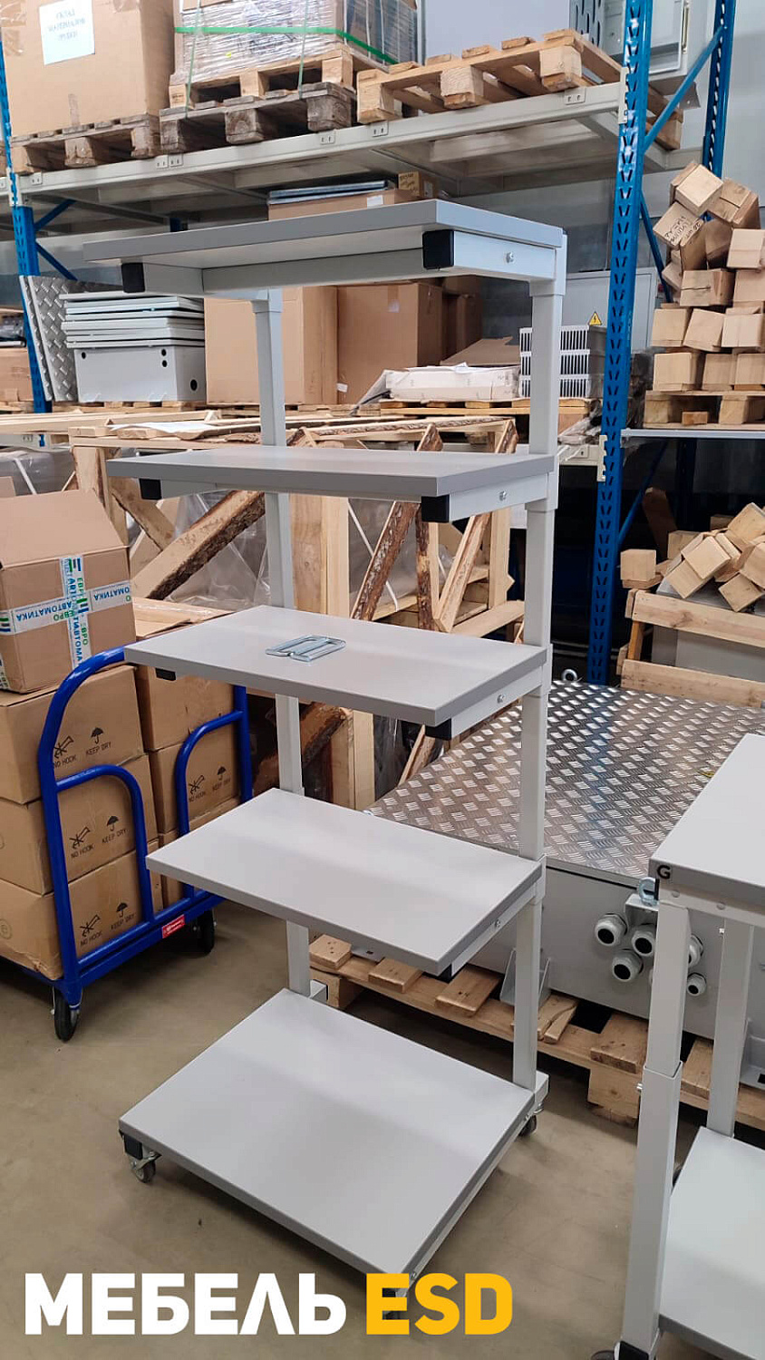 Стойка подкатная для приборов СОП